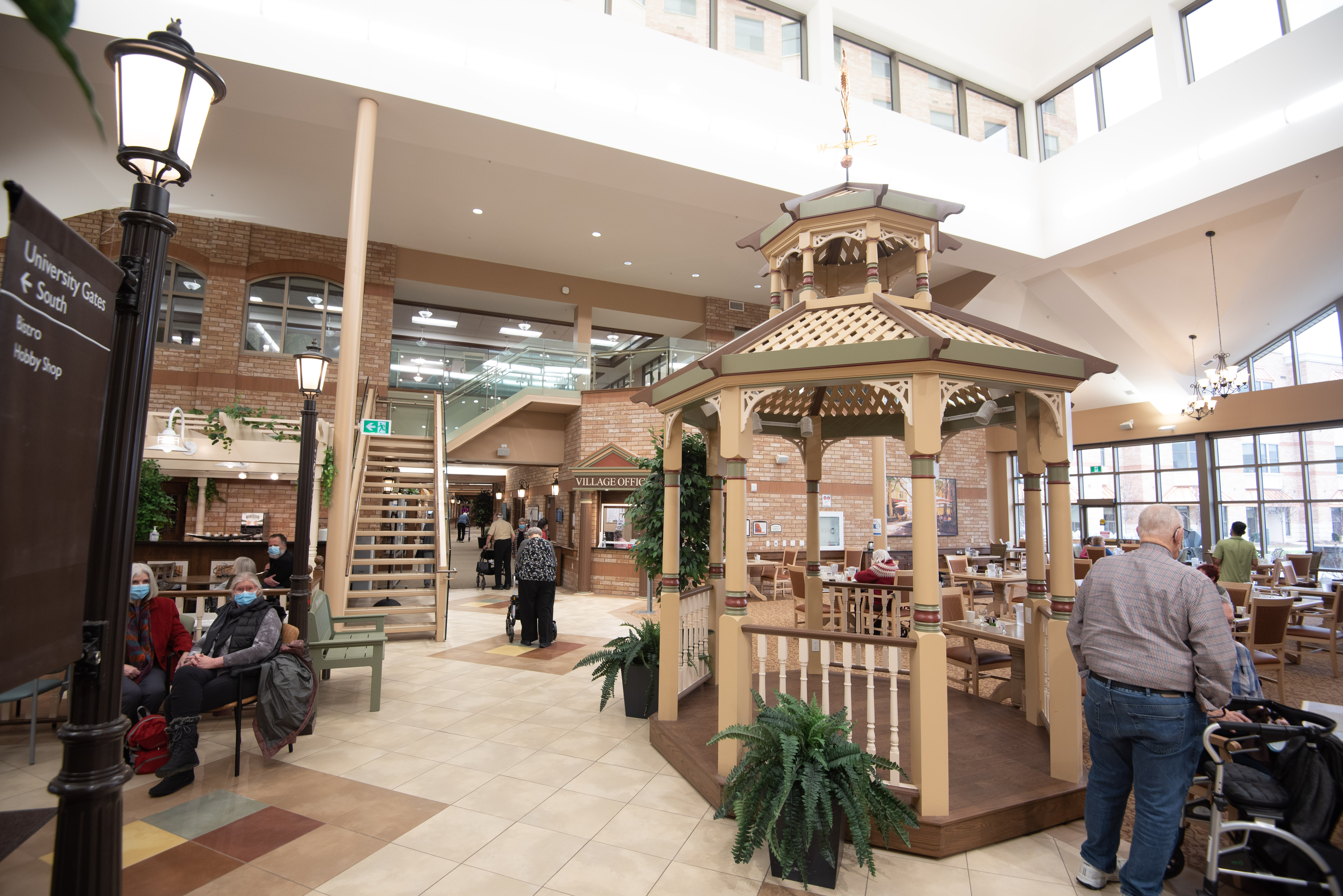 Main Street of The Village at University Gates