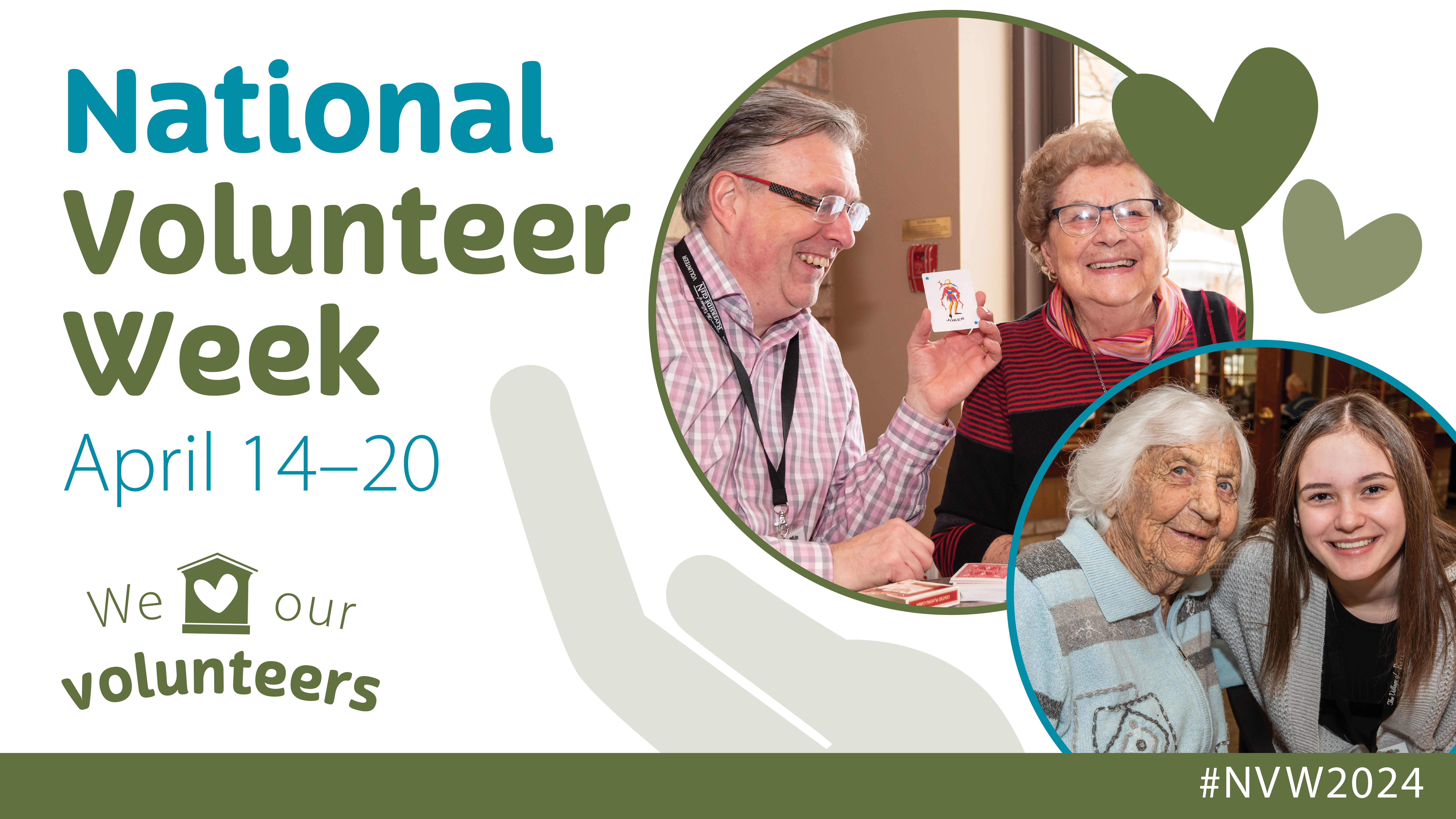 National Volunteer Week - April 14 to 20, 2024