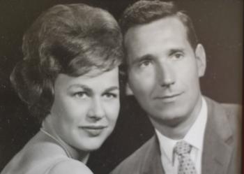 Ilse and Peter as a young couple