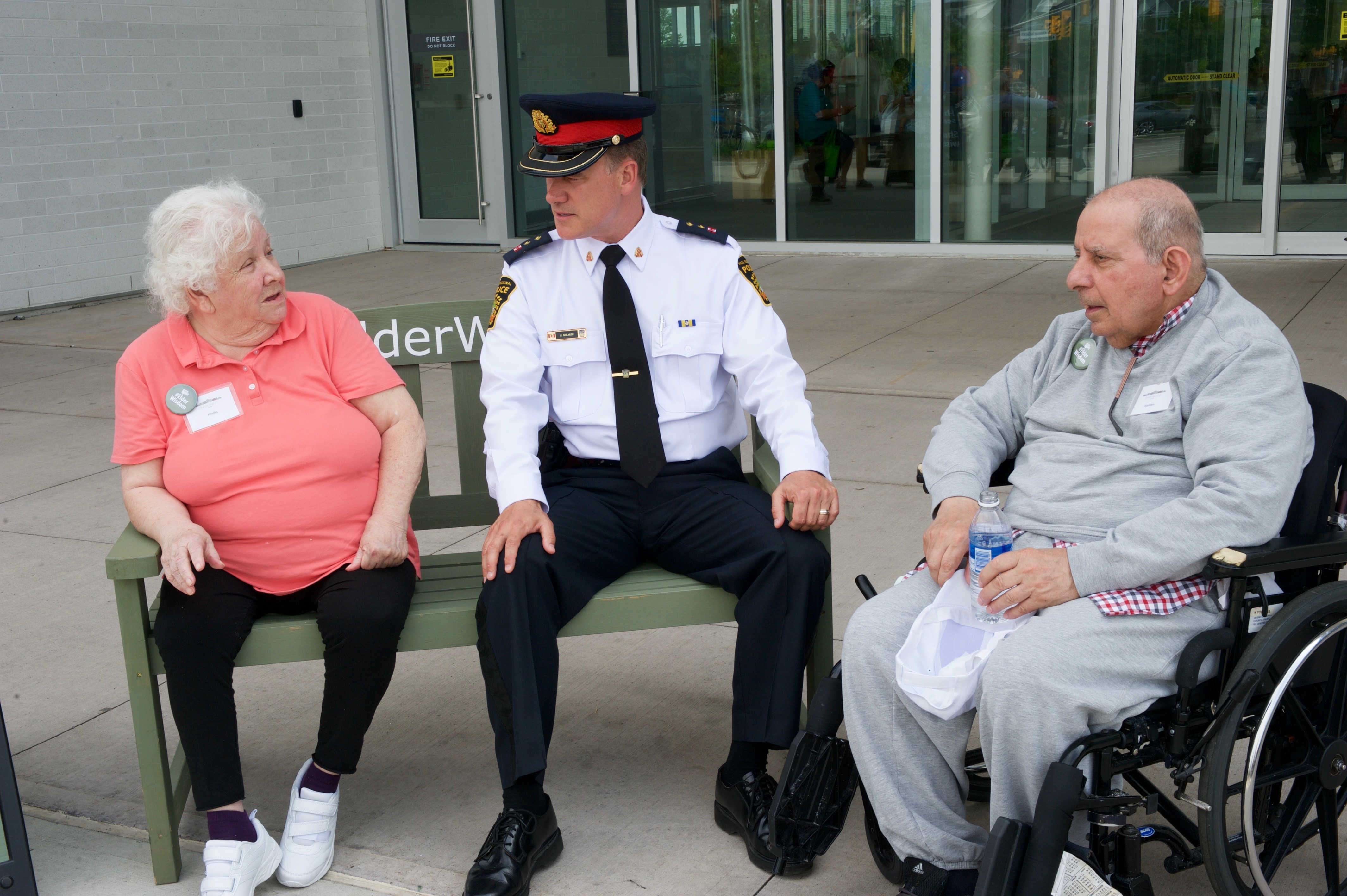 Phyllis and Hamlen share #ElderWisdom with the Peel Police